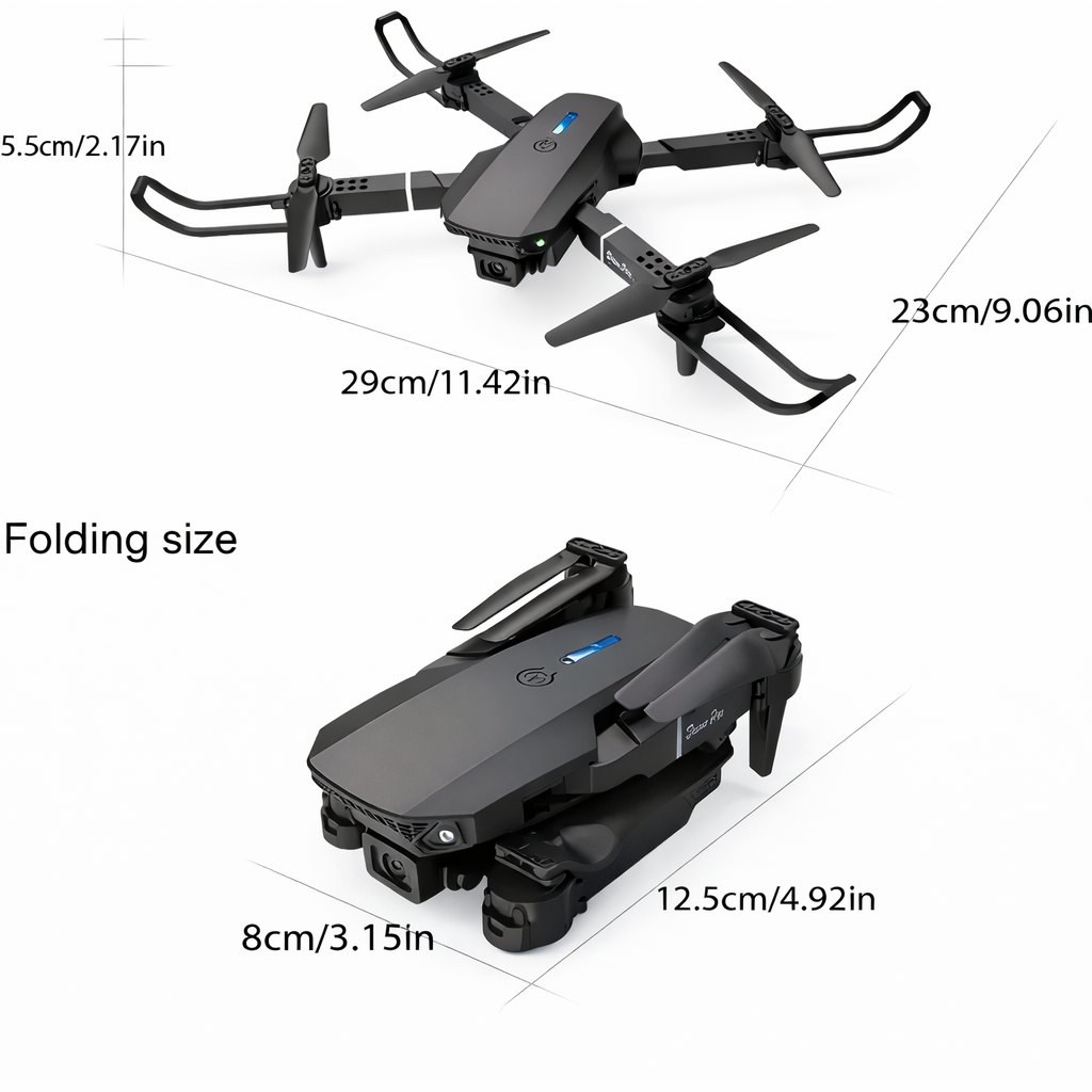 Drone Pliable Aeryx Sparrow – Caméra HD, Pilotage Facile pour Débutants